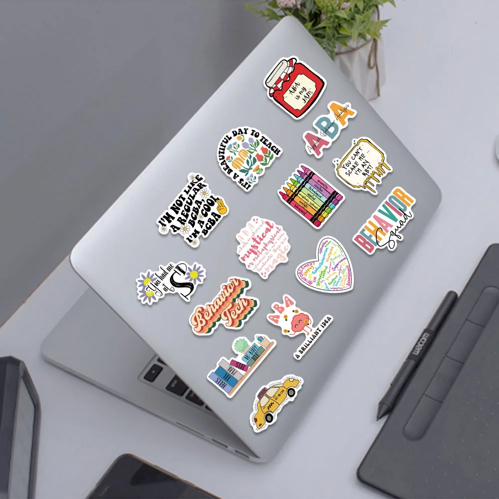 50PCS Cartoon ABA Stickers INS Stijl DIY Graffiti Decals Voor Koelkast Notebooks Plakboek Laptop Bagage Tieners Stickers Speelgoed