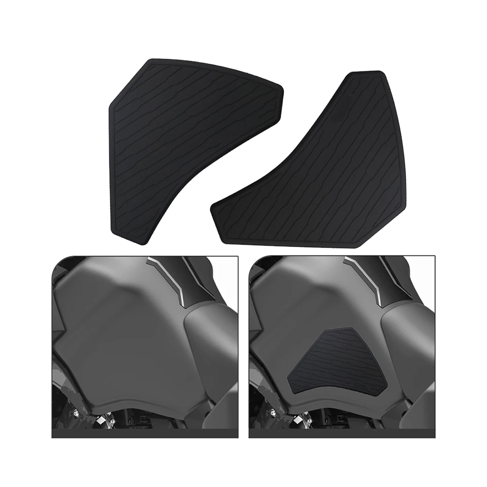 

Motorcycle Fuel Tank Pad Sticker Side Decals Gas Knee Grip Protector Traction Pads Anti Slip for KLR 650 KLR650 2021 2022