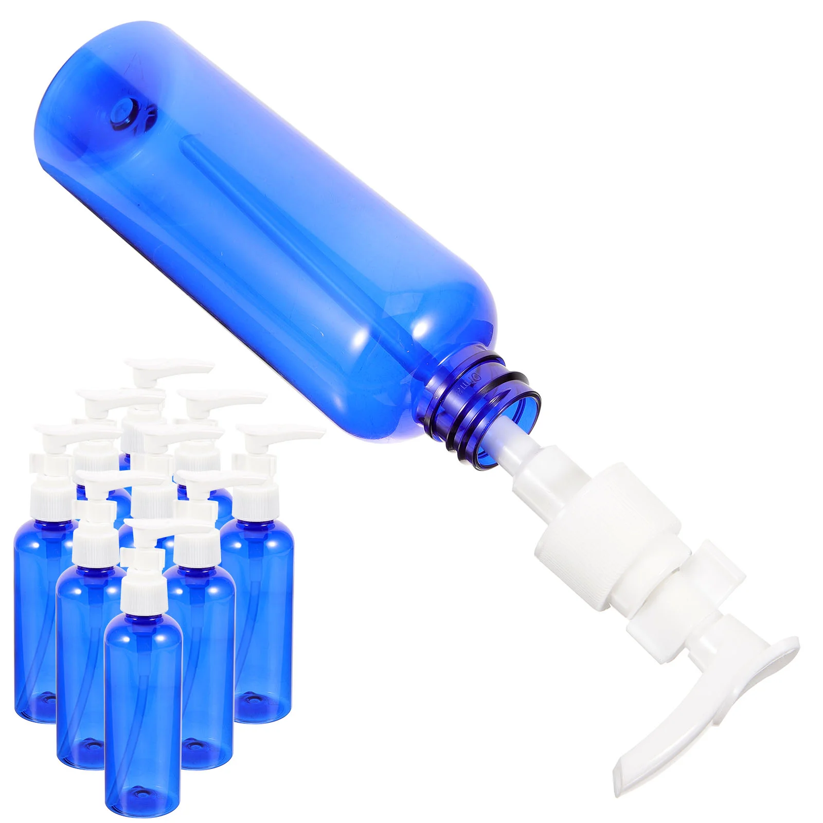 

10 Pcs Pump Lotion Bottle with Round Shoulder Spigot Liquid Dispenser Travel Bottles for Toiletries Shampoo Emulsion Shampoos