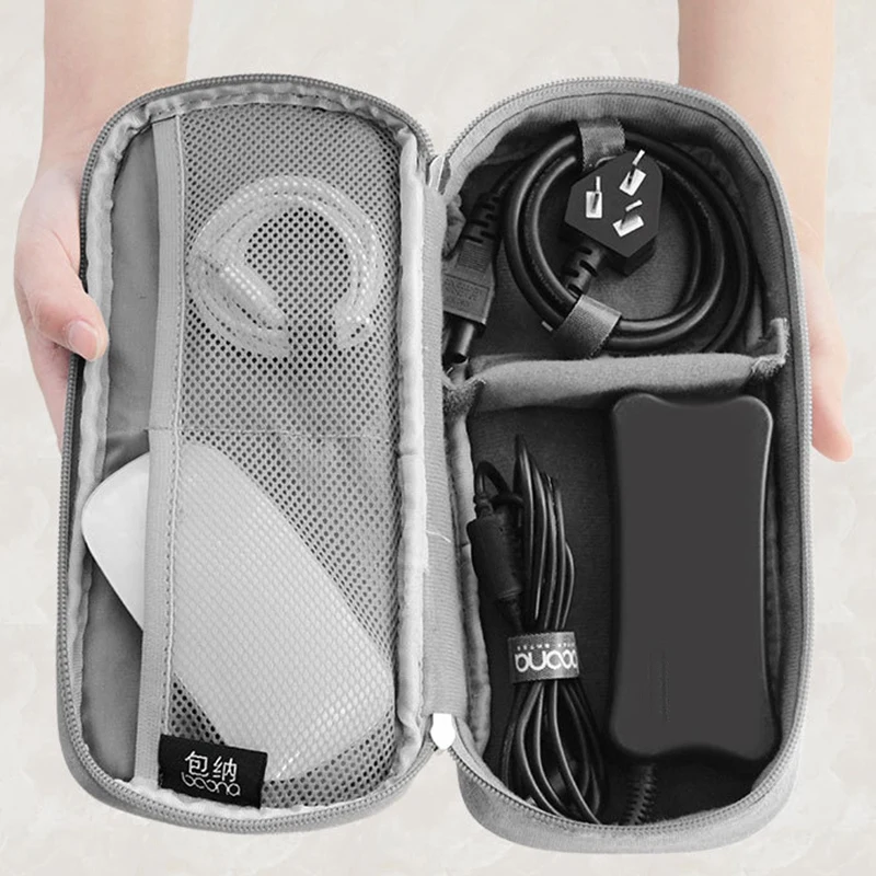 

2025 New-BOONA Portable Travel Storage Bag Multi-Function Storage Bag For Laptop Adapter,Power Bank,Data Cable,Charger