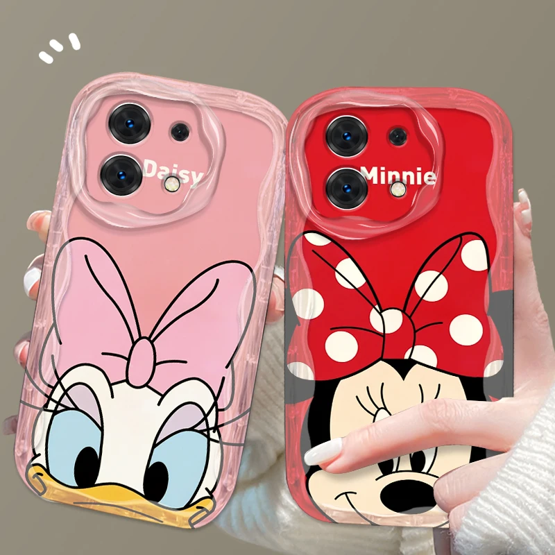 

Disney Donald Duck Minnie For Xiaomi Redmi Note 13 12 12S 11S 11 10 9 8 10A 9C 9T Pro Plus 5G Wave Oil Cover Phone Case