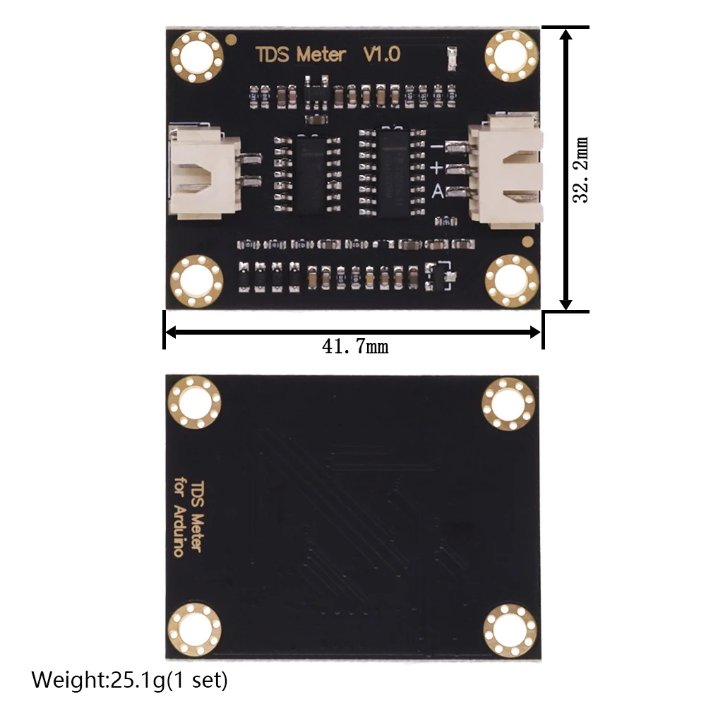 Water Conductivity Analog TDS Sensor Module Tester Liquid Detection Water Quality Monitoring Meter for Arduino UNO R3 3.3-5.5V