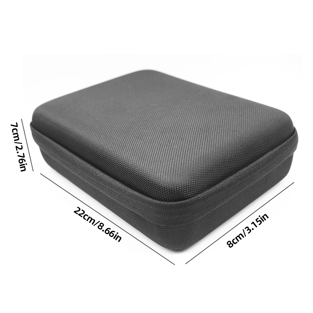 EVA Carring Case Bag Dustproof Two Way Radio Travel Handbag Drop-proof Hard Shell Case with Mesh Pocket for Baofeng UV-82 UV-8D