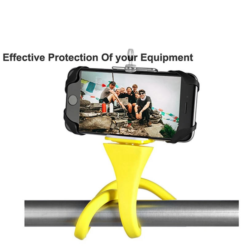 Tripod Mobile Phone Selfie Stick Sports Camera Octopus Foot Gecko Stand Flexible Selfie Stick Monopod Desktop Bedside Stand