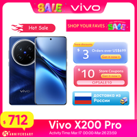 China Version VIVO X200 PRO 5G Dimensity 9400 CPU 6.78 inch AMOLED 120HZ Screen 6000mAh 90W Flash Charger OTA NFC 50MP camera