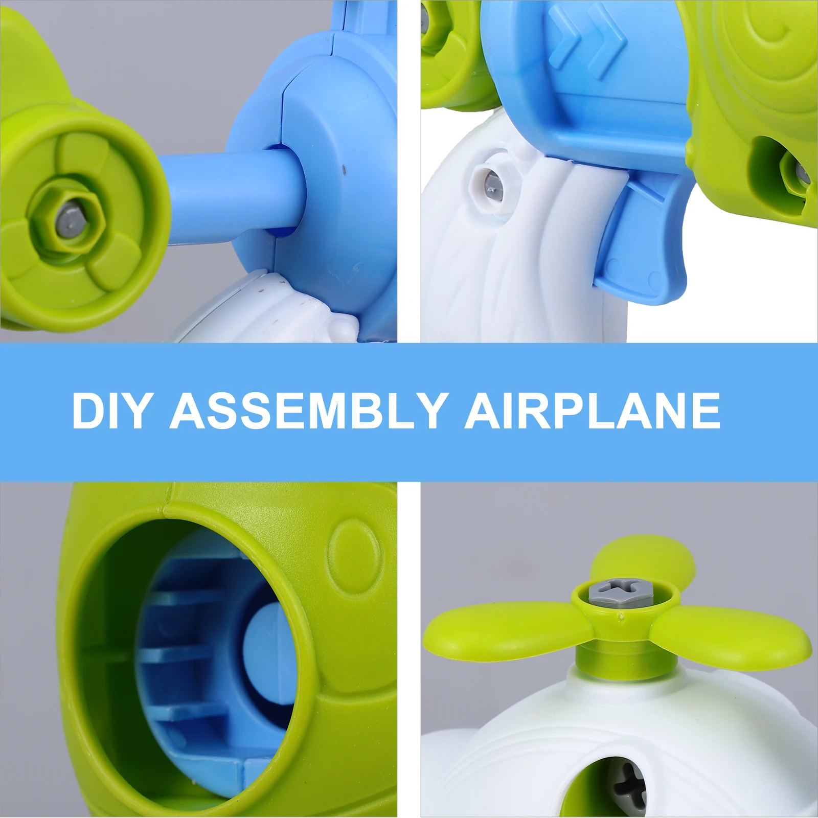 Jouets dinosaures en plastique de haute qualité, assemblage de bricolage, avion, jeu pour enfants, Kit de démontage Portable éducatif