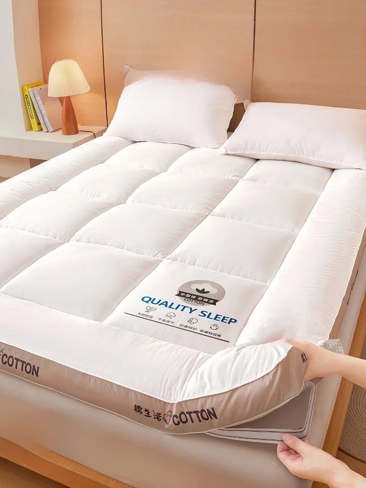 protege-matelas-matelasse-en-coton-doux-pour-usage-domestique-et-chambre-a-louer-en-tissu-polyester-sans-installation-requise-personnalisable