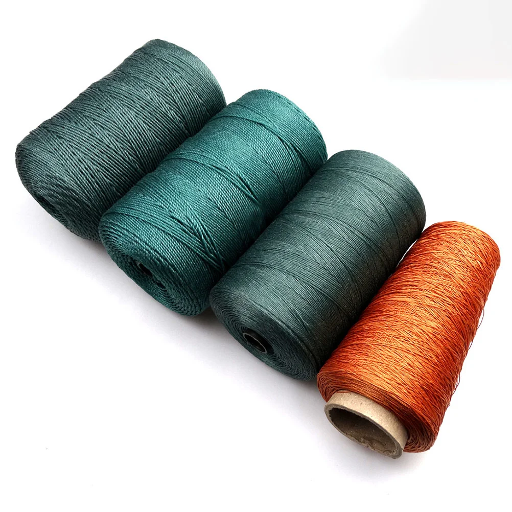 Cuerda de nailon multiusos para reparación de sedal de pesca, hilo trenzado, suministros de aire, verde oscuro, viaje