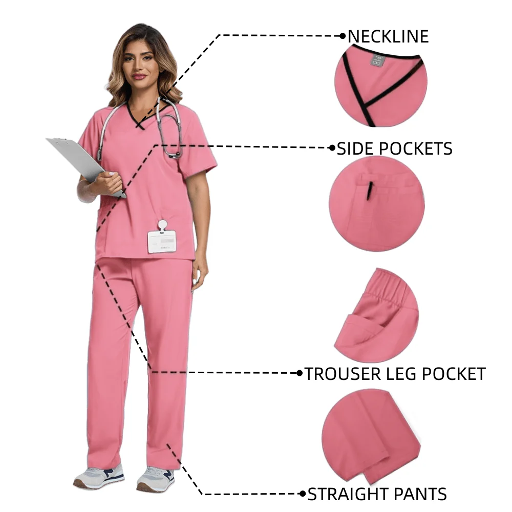 

Unisex Pet Shop Must - Have! Thin Short - Sleeved Work Clothes Ideal for Dog Care