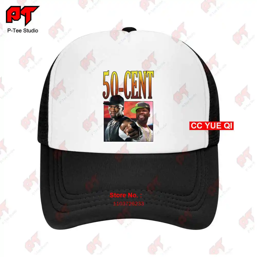 Fifty Cent 90S Style Present Music Rap Hip Hop 50 Cent Baseball Caps Truck Cap VAYE