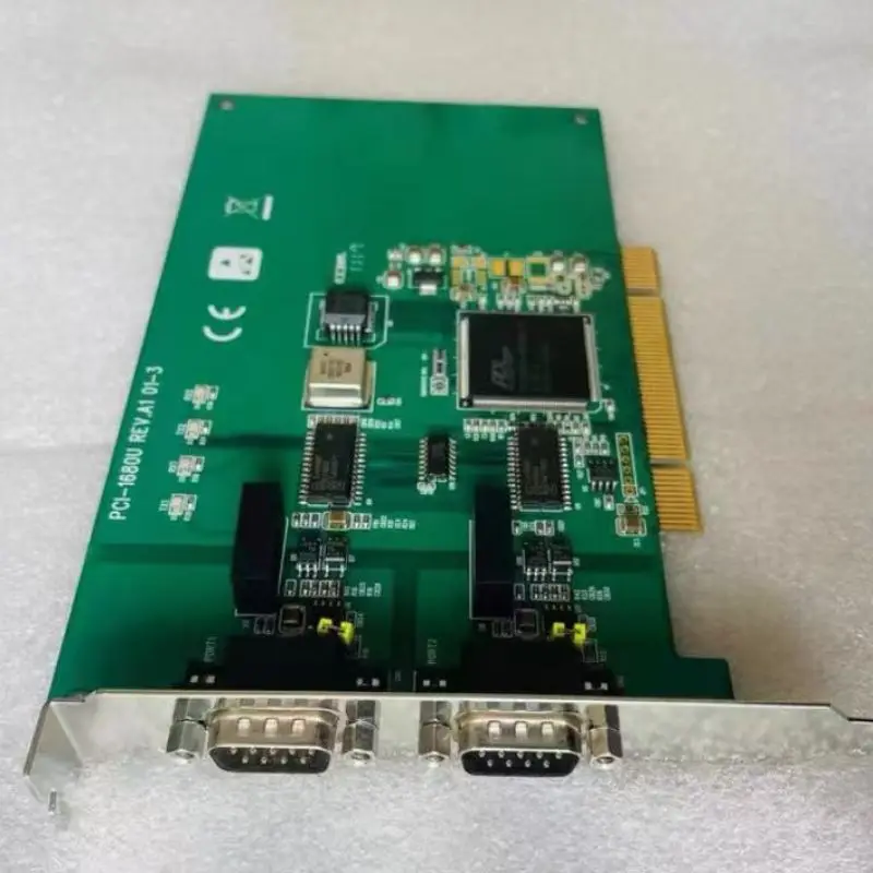 Подержанная карта сбора данных PCI-1680U протестирована в порядке и быстро отправлен.