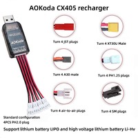 AOKoda CX405 four-way Weili PH2.0 port 3.7v 1S USB high voltage lithium battery AOK charger