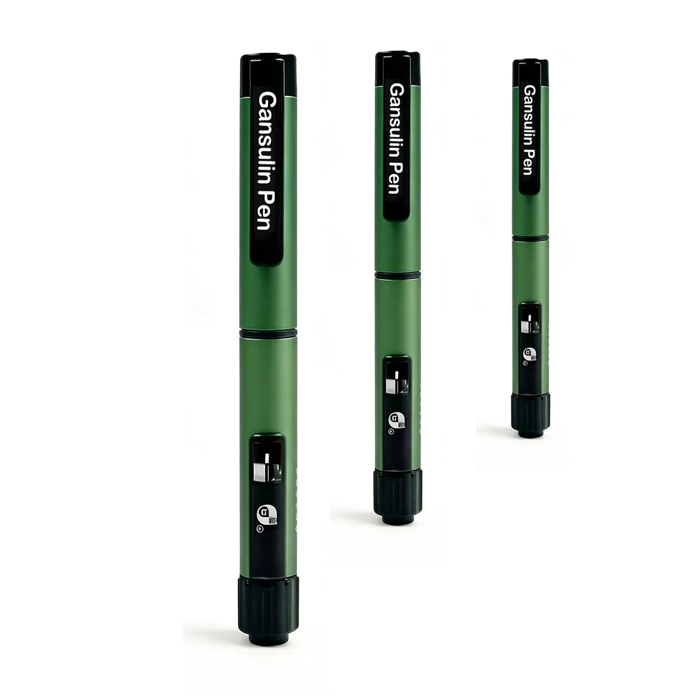 Gansulin Pen Automatic Insulin Pen Syringe Portable & Home Use Compatible with Gansulin R/N/30/40/50 Insulin Refill Cartridge