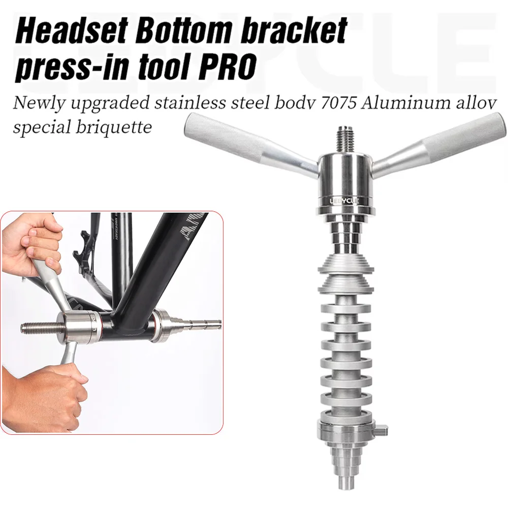 

Bicycle Headset Bottom Bracket Press-In Tool PRO Bike Bottom Bracket BB Installation Tool Bike Headset Press Repair Tool