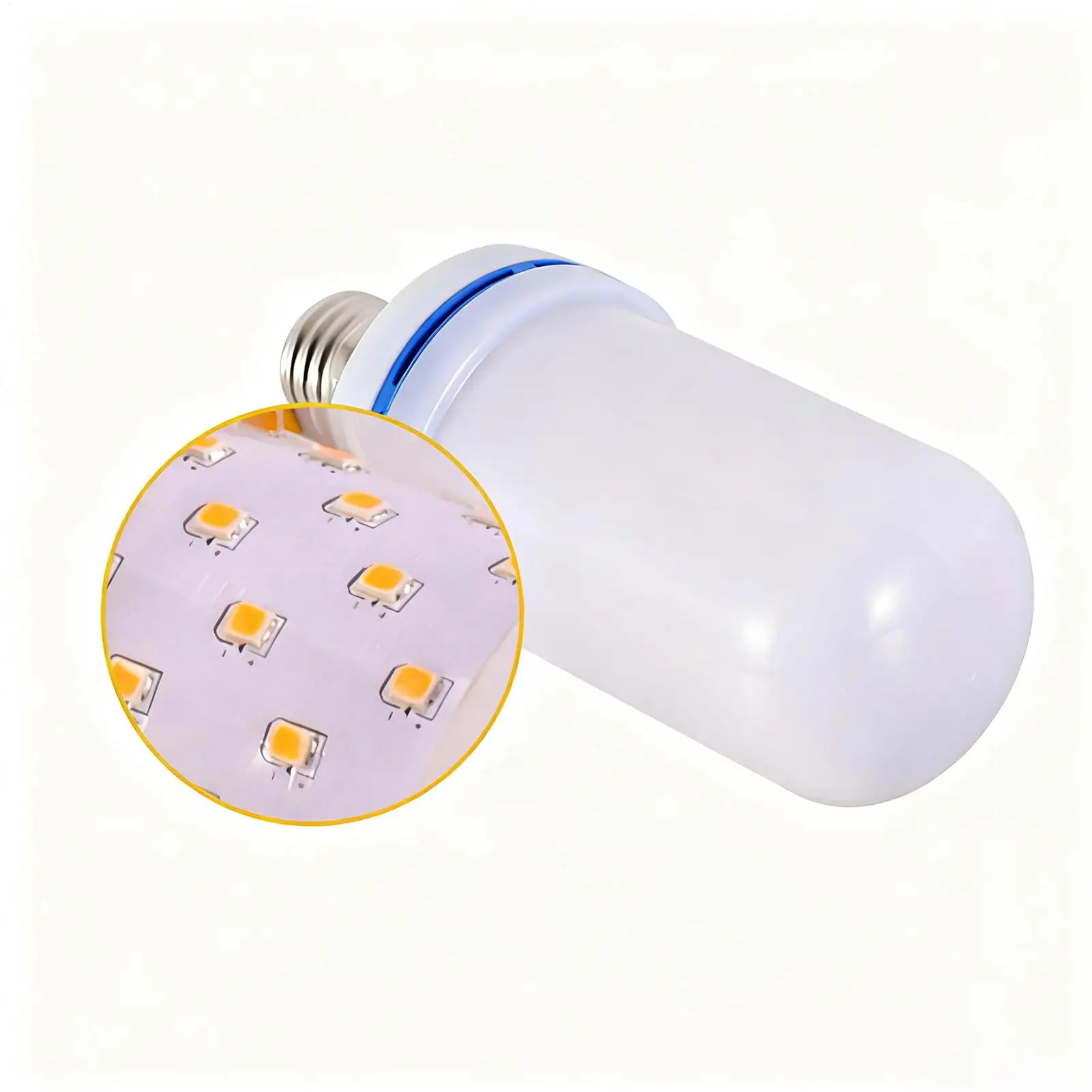 لمبة لهب مدمجة USB قابلة لإعادة الشحن إضاءة احتفالية في الهواء الطلق مصابيح إضاءة وامضة للاستخدام الداخلي والخارجي وغرفة النوم والعطلات #5