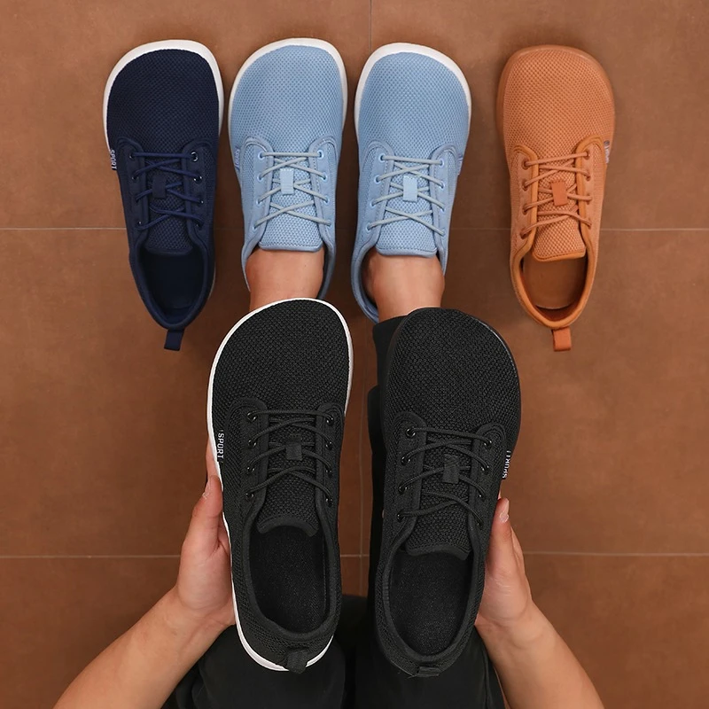 Women's Walking Flat Shoes Soft Mesh Suitable for Travel Wide Palms Lightweight Support Fitness and Leisure Sports Shoes for Men