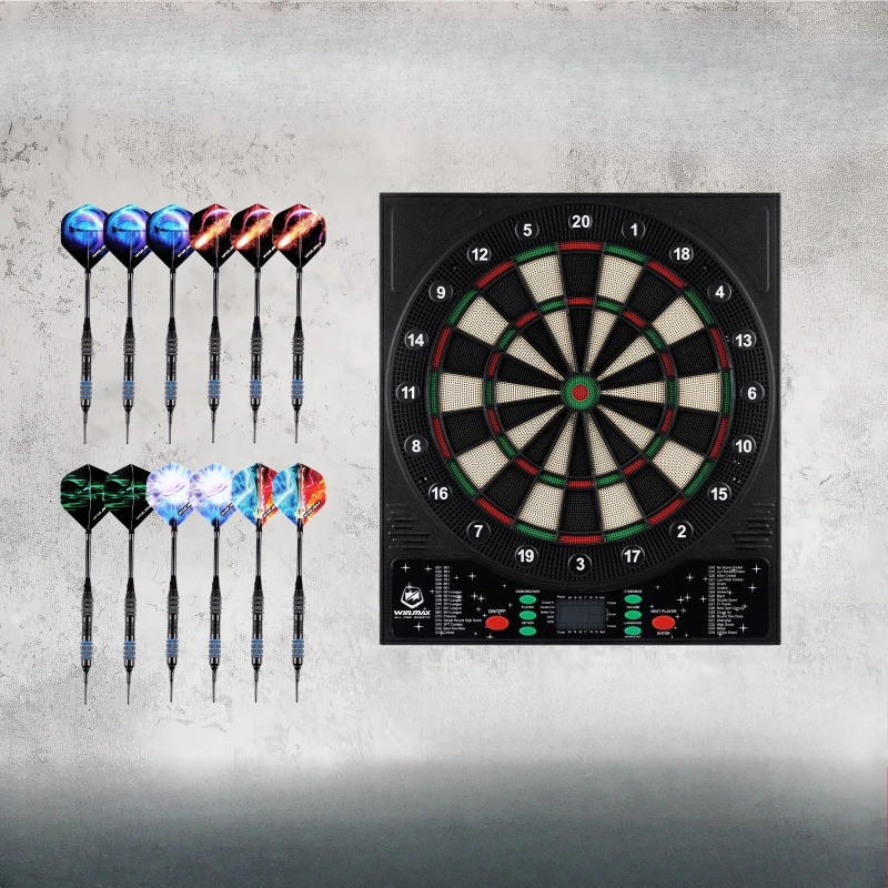 Electronic Dart Board LED Elec - Electronic Dartboard Cabinet ulasan dan harga
