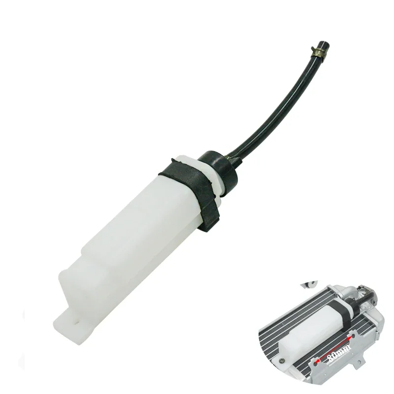 Plastic Motorcycle Engine Water Tank Antifreeze Overflow Bottle Kettle for BOSUER M2 M4 M6 KEWS K16 KAYO K6 T6 130 x40x40mm