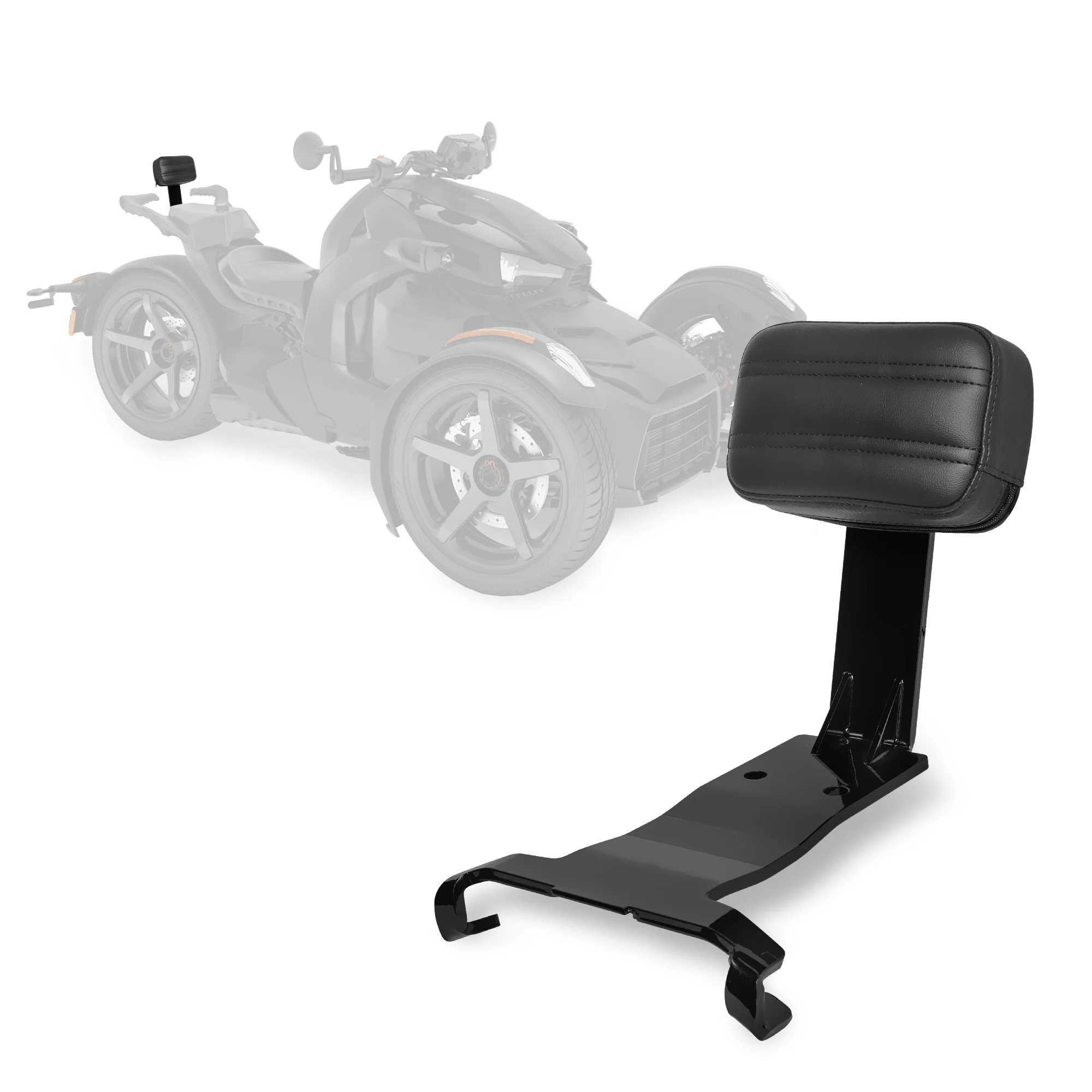 

Soft Passenger Backrest for Can-Am Ryker 600 900 / Rally Edition (2019-2025) Sport Edition (2022-2025),Detachable Passenger Back
