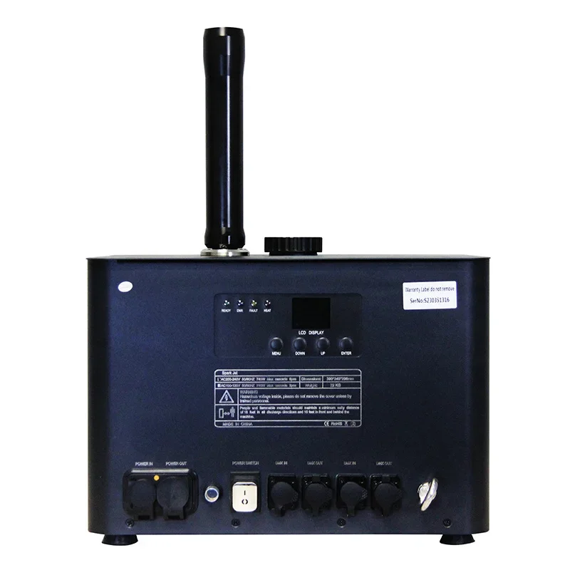 Thunderbolt spark machine, spray machine stage