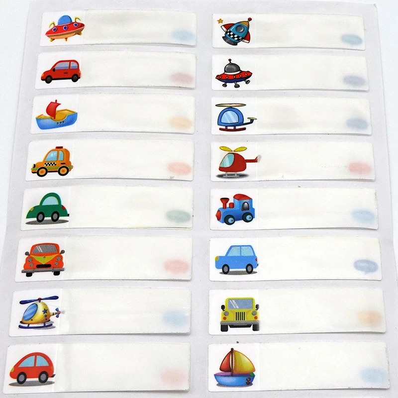 Blank Name Stickers for Baby Kids School Supplies Waterproof Tags Removable Labels for Bottle Containers Adhesive Name Label