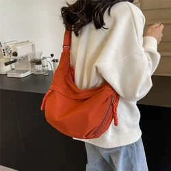 Bolso cruzado para chica estudiante, bolsas bolas bolso nailon bolsos hombro, bolso capacidad