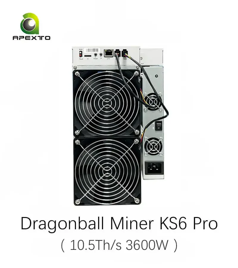 

BRAND NEW DragonBall Miner KS6 Pro 10.5T 3600W KAS Miner for Kaspa mining