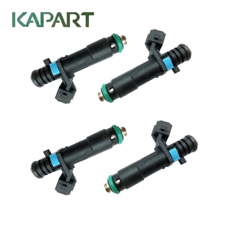 4Pcs 25186566 Fuel Injector Nozzle 25194429 25194429G 25186566G fit for Chevrolet Spark M300 1.2 Aveo T250 2005-2011