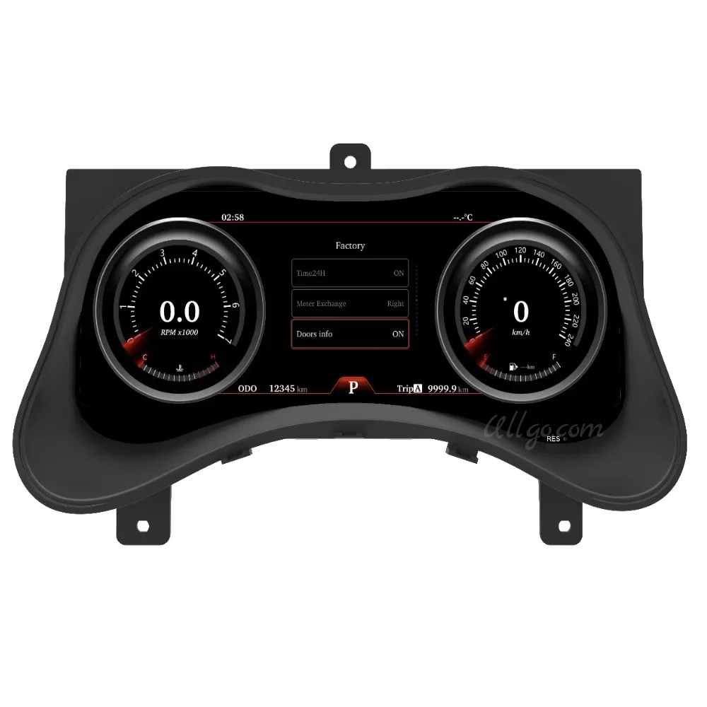 Digital Instrument Cluster for Infiniti Q70 Virtual Speedometer Cockpit LCD