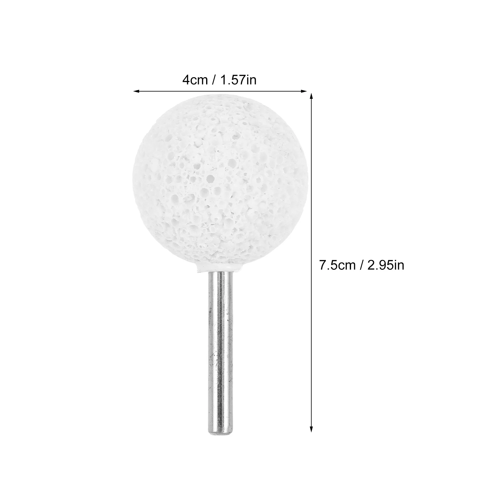 الكرة على شكل جلخ طحن عجلة لإصلاح ثقب الإطارات المحمولة تلميع بت اكسيد الالمونيوم طقم الطحن أداة دوارة