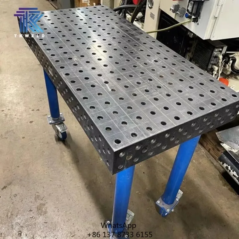 High Quality 2D 3D Flexible Plasma Nitriding Cast Iron Welding Table 2000*1000*200 Durable Soldering Station