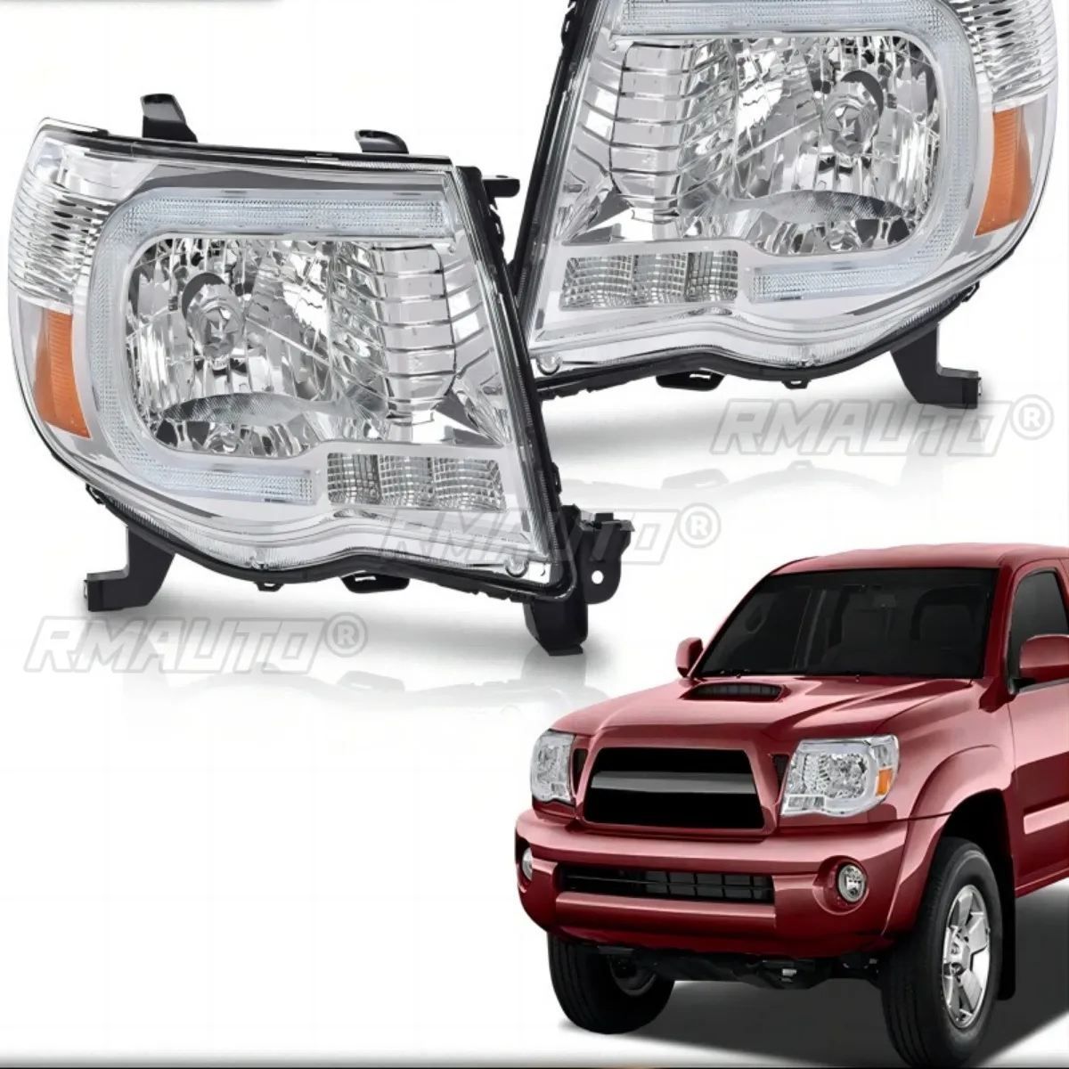 

For Toyota Tacoma 2005-2011 Fog Lamp Daytime Running Light Waterproof Fog Lamp Car Headlight Assembly Modification 81150-04173