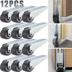 1-12PCS Sliding Door Roller Pulley Universal Furniture Caster Wheel Mini Silent Track Pulley Roller for Table Cabinet Hardware