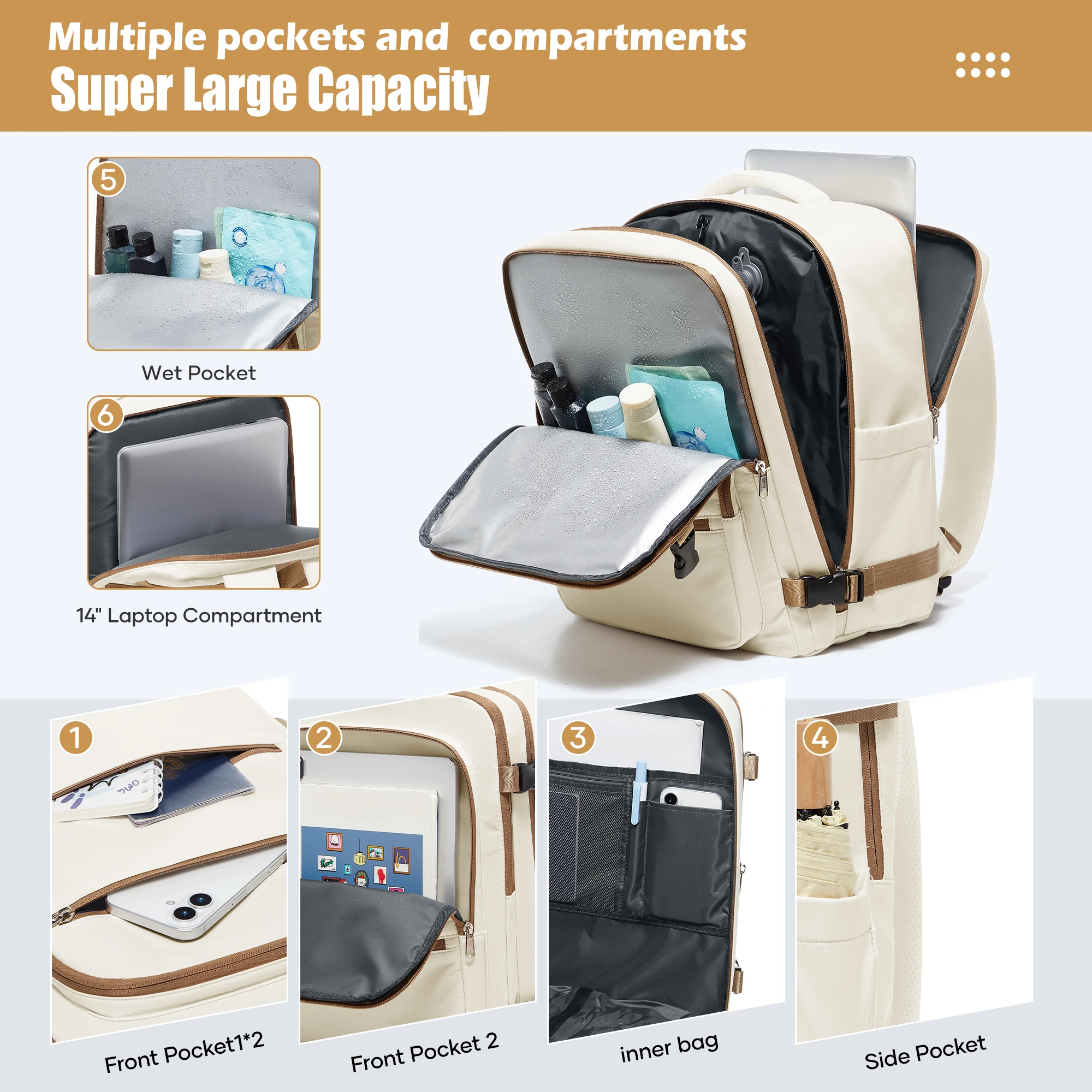 Vacuum Backpack with Pump Airplane Cabin Backpack 40x30x20 Ryanair Hand Luggage Wizzair Travel Backpack Women Men Laptop Bags