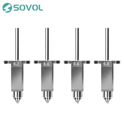 Sovol SV08 Metal Nozzle Kits 0.2/0.4/0.6/0.8mm for SV08/T300