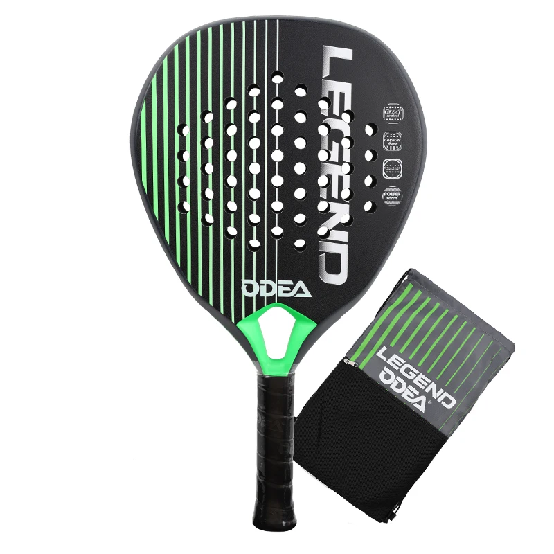 ODEA Pala Padel Professional Full Carbon Padel Racket Paddle Tennis Rackets Sport Tennis 2022 Racquet Paddle with Bag