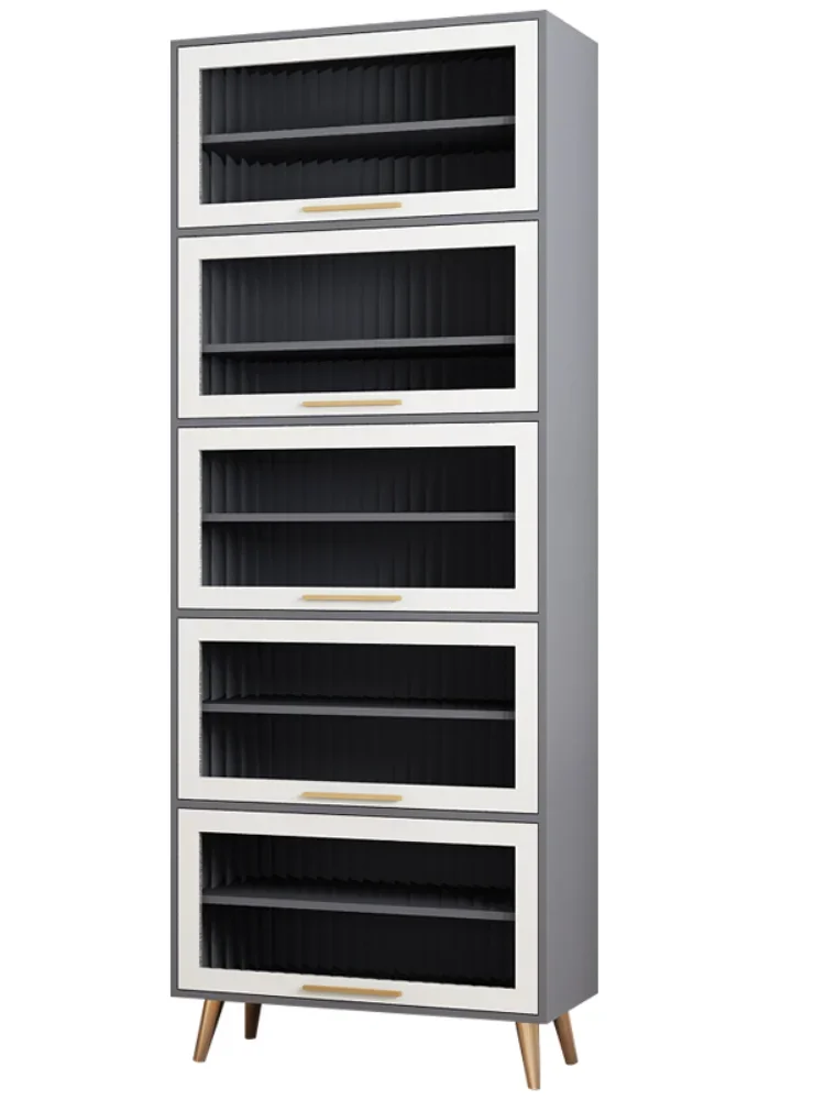 Light Luxury Shoe Cabinet Home Doorway High Vertical Simple Modern Balcony Storage Locker