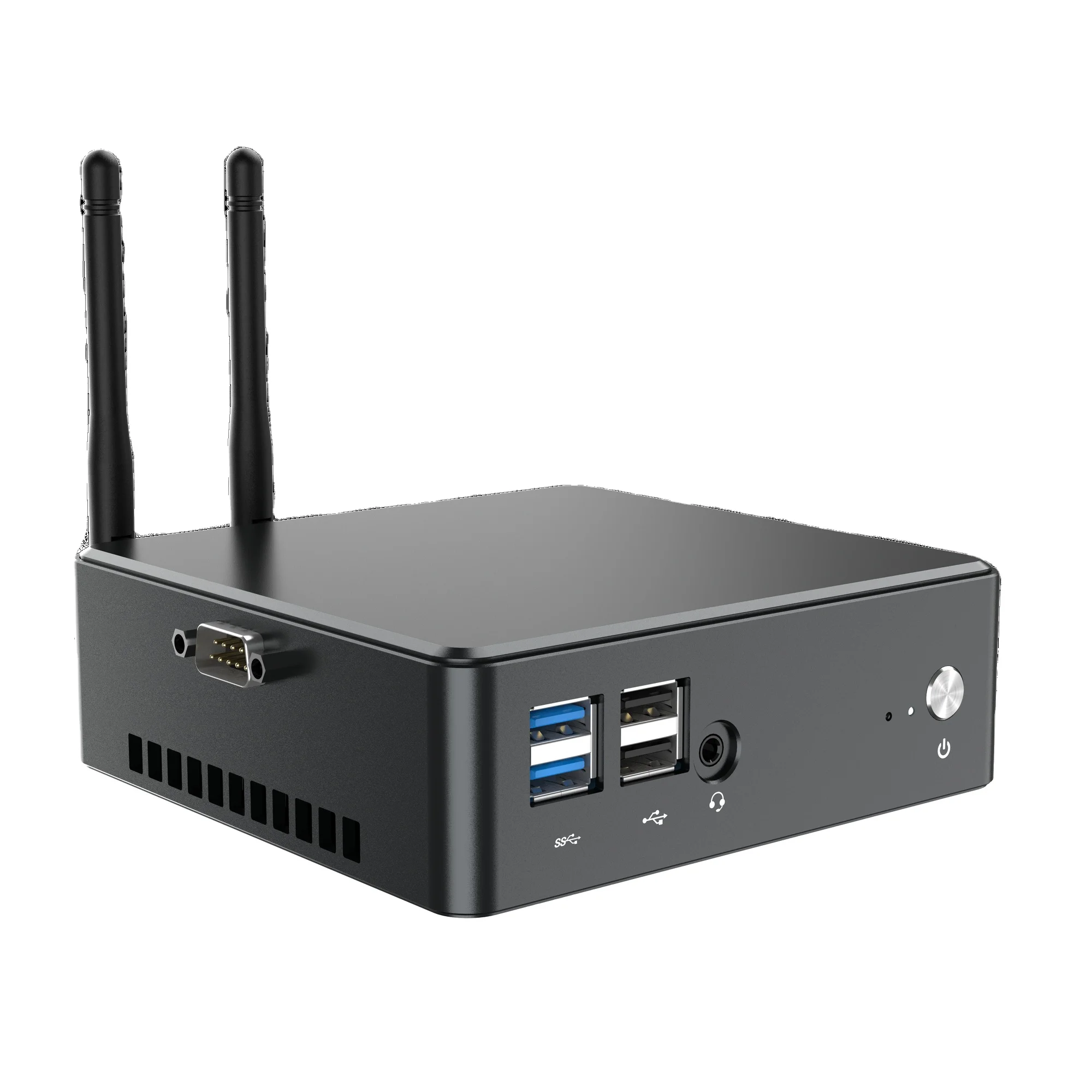 Elebao Com Port RS232 Core I7 Mini Pc Barebones Mini Computer Gamer Gaming 64GB DDR4 512GB M.2 Nvme SSD 1TB 2.5'' SATA SSD HDD