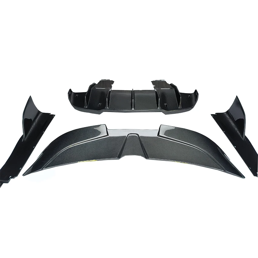 Facelift Kit R Style Dry Carbon Fiber Body Kit For Mclaren 720s Kit 2017-2019 With Front Lip Side Skirts Rear Wing Diffuser