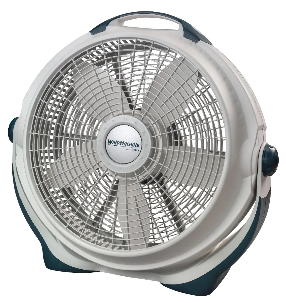 

20-Inch Rotary Air Circulating Floor Fan 3-Speed 23-Inch H Gray 3300 New