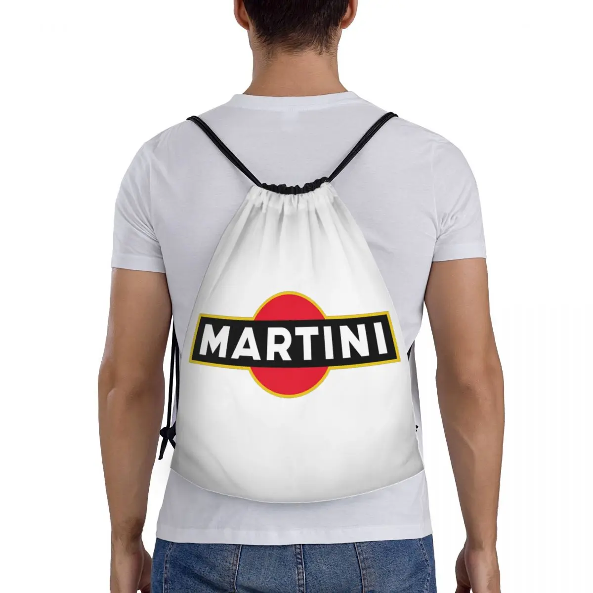 

Martini Backpacks Multi-function Portable Drawstring Bags Sports Bag Book Bags For Travel School