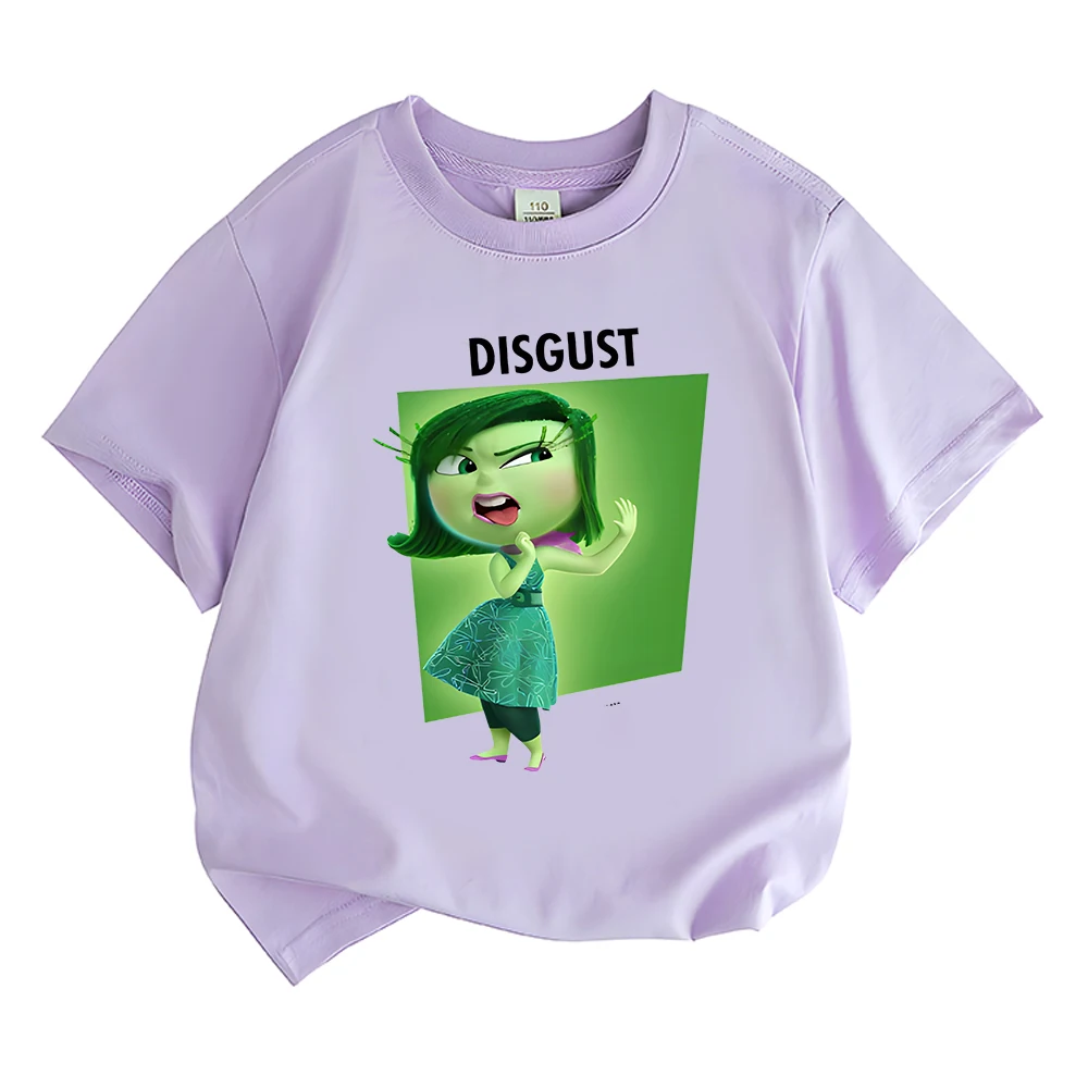 T-shirt manches courtes pour enfants, vêtement en coton, motif dessin animé, pour garçons et filles