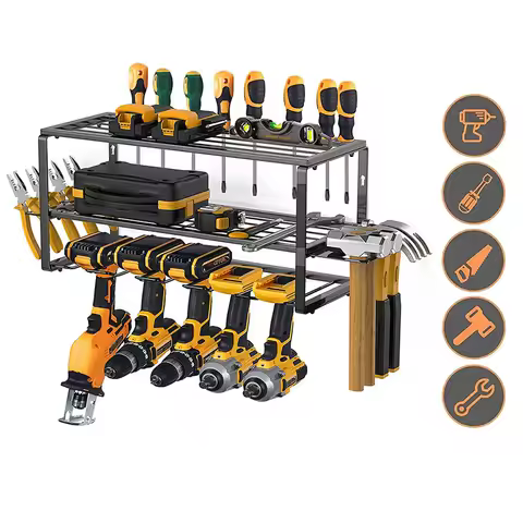 3 Tier Workshop Cabinet Tool Utility Cart Heavy Duty Workshop Mobile Wheeled Car Electrician Hardware Drill Cart