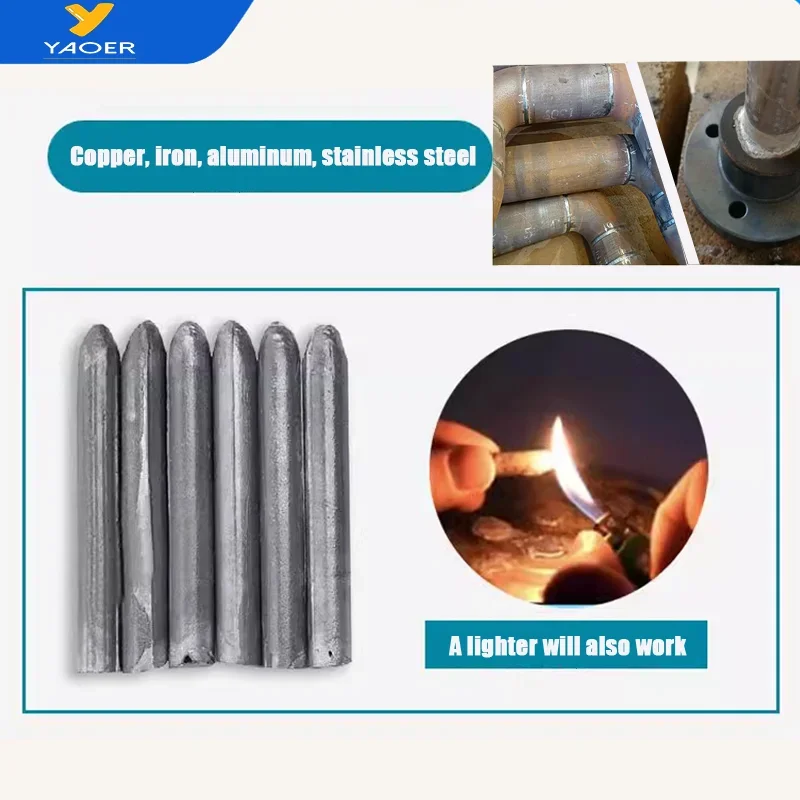 1/3/6/9/12/15 Pcs Low Temperature Welding Universal Easy Rods Melt Wire Rod Welding By And Matches For Metal Aluminum Welding