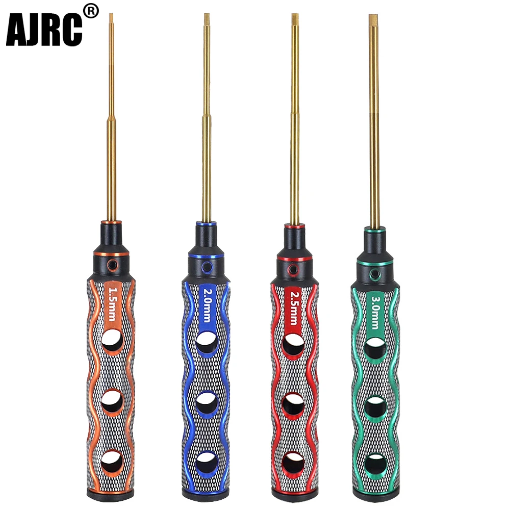 Hexagon Screw Driver Set 1.5Mm 2.0Mm 2.5Mm 3.0Mm Hex Tool Kit For Racing Drone Airplane Car Boat RC Models Parts