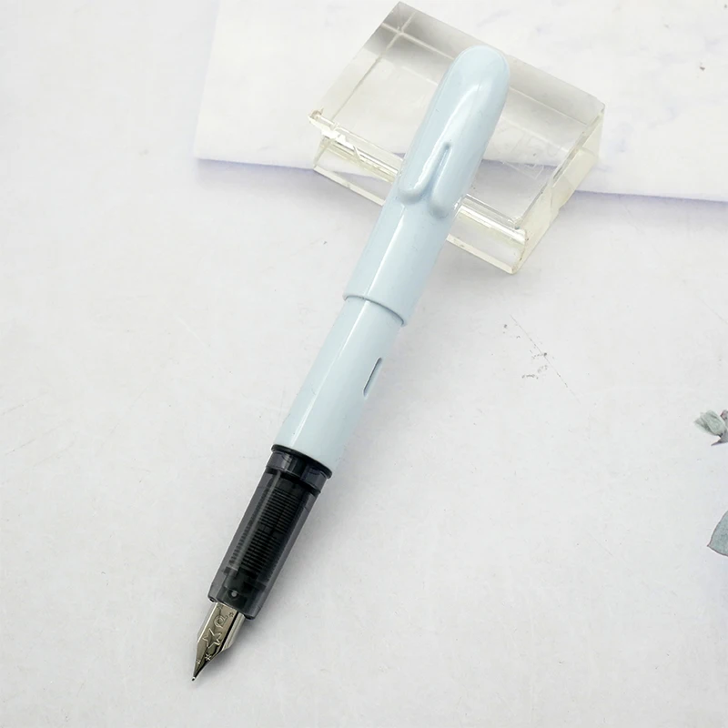 Little Rabbit Studenten-Füllfederhalter mit Tintensparer, Mini, Niedlich, Tintenbewahrend, Spezielles Design PLATINUM – Detail 8