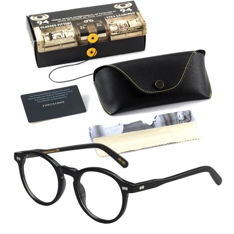 

MILTZEN Lemtosh Eyeglasses Frames Women Johnny Depp Optical Glasses Frame Men Luxury Brand Vintage Acetate Computer Goggles