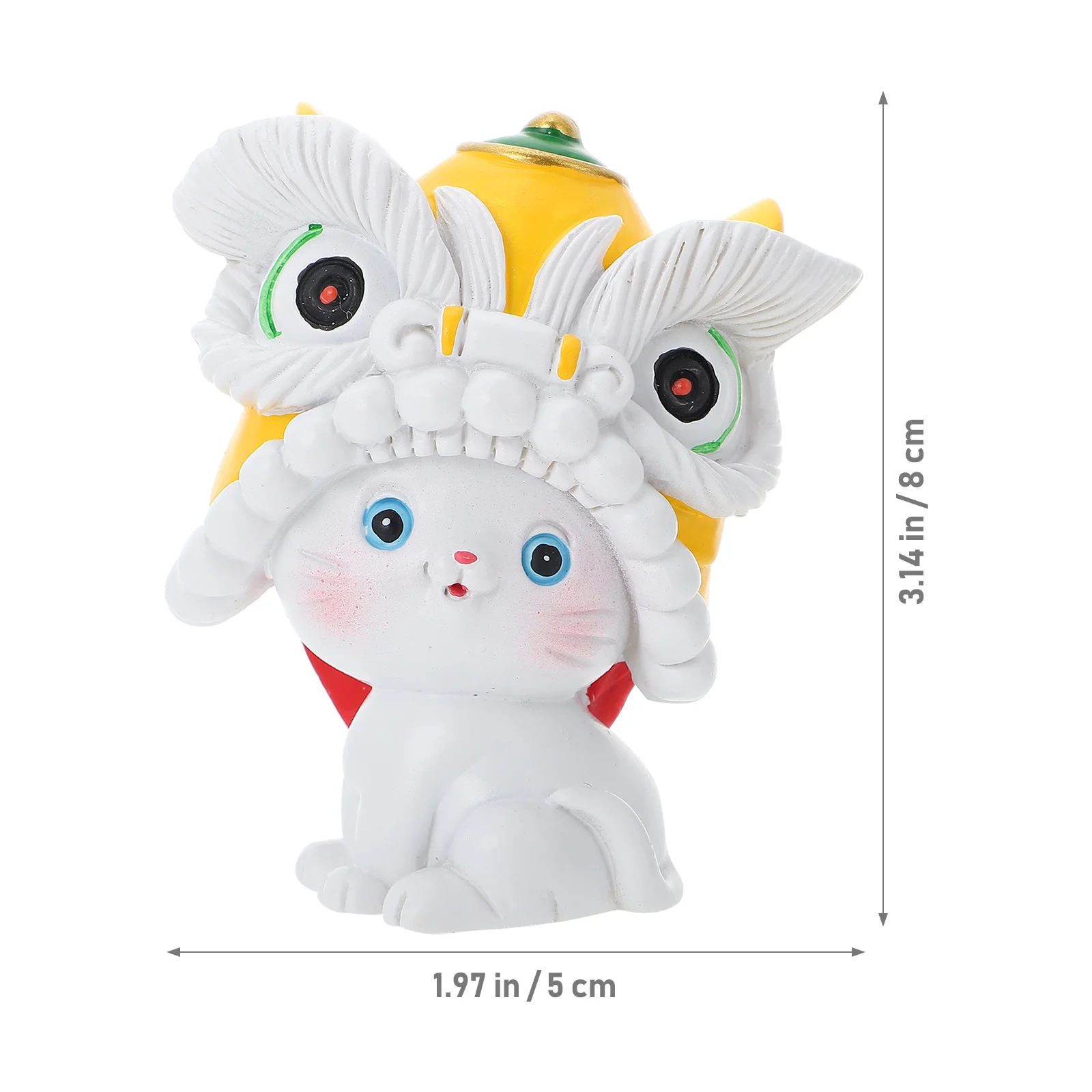 

1Pcs Auspicious Cat Desktop Ornament Creative New Year Decoration Home Holiday Gift Elegant Craft Decor New Year's Ornament