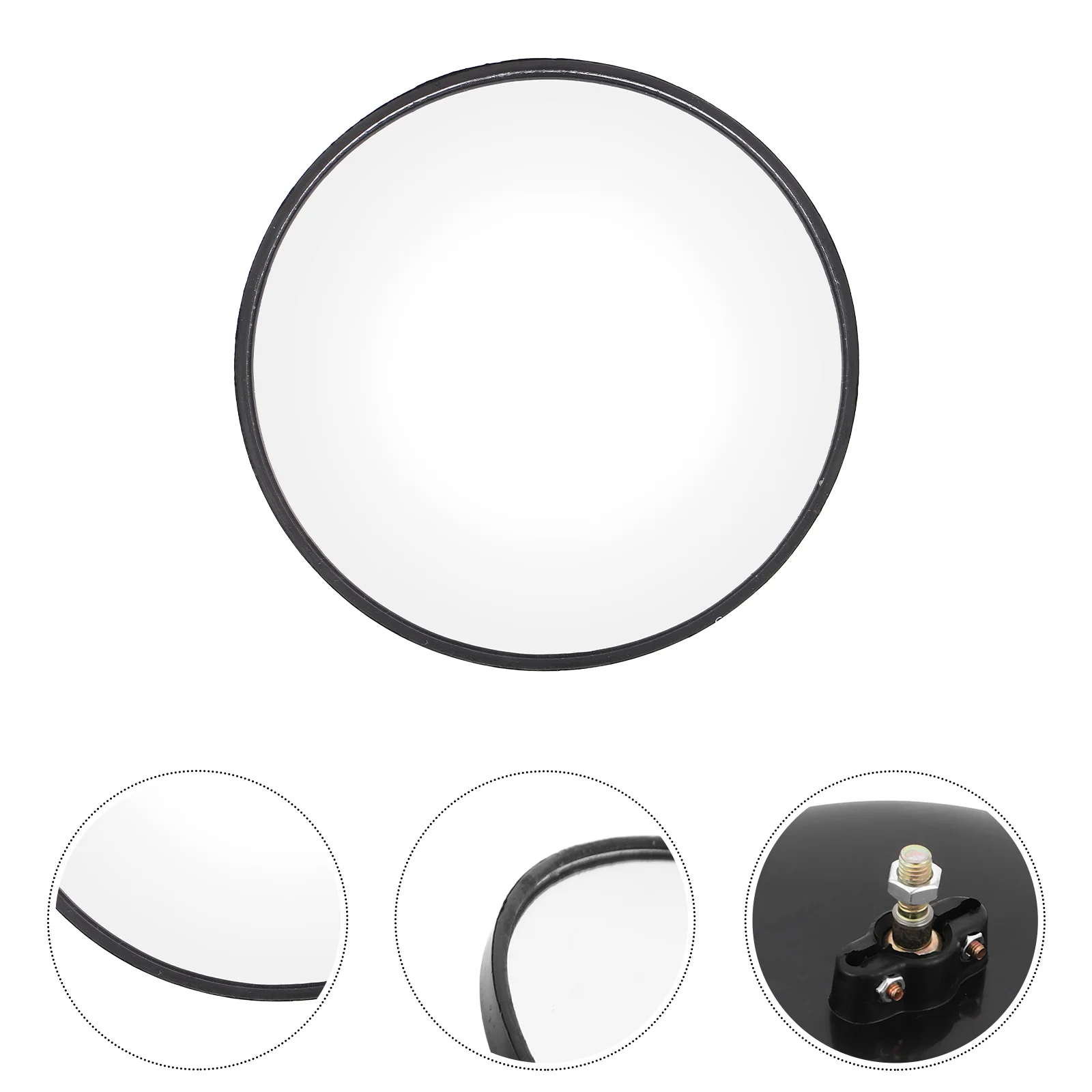 

2 шт. выпуклое зеркало для трактора, широкоугольное зеркало заднего вида для тяжелой техники, для экскаватора, погрузчика, уменьшение слепых зон в ограниченном пространстве