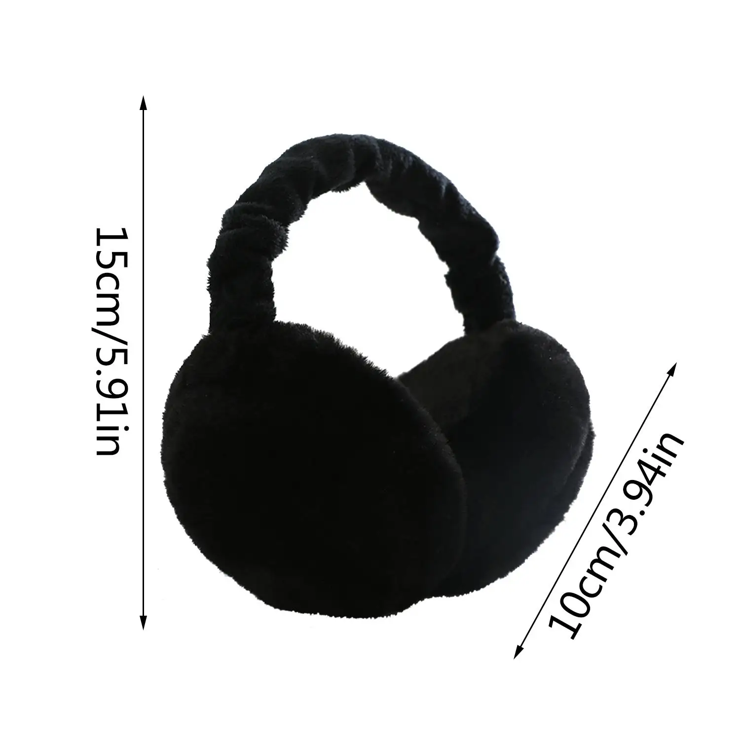 1 قطعة الصلبة لينة أفخم الأذن الخريف الشتاء غطاء للأذنين النساء الرجال الدافئة لطيف أفخم الأذن يفشل في الهواء الطلق الباردة حماية الأذن يفشل غطاء للأذن #5